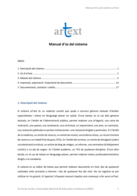 Manual d’ús d’arText